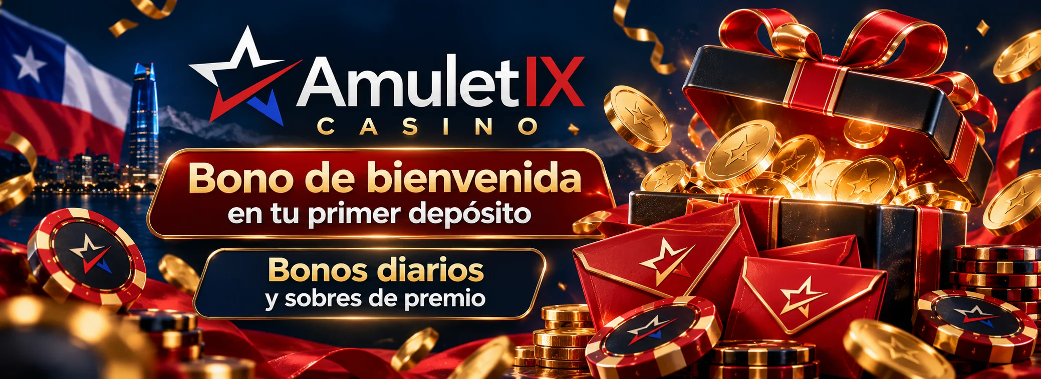 Bono de bienvenida de Amuletix